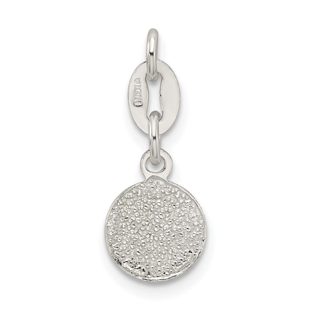 Kazi Luxury 14k White Gold Tiny Circle Block Lett… - image 4